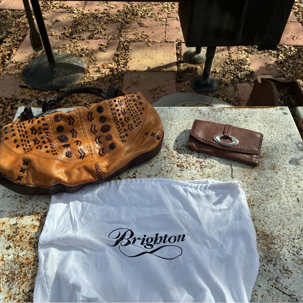 Brighton Women's Tan Leather Handbag
